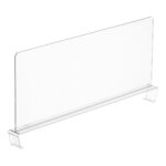 Acrylic shelf divider 1